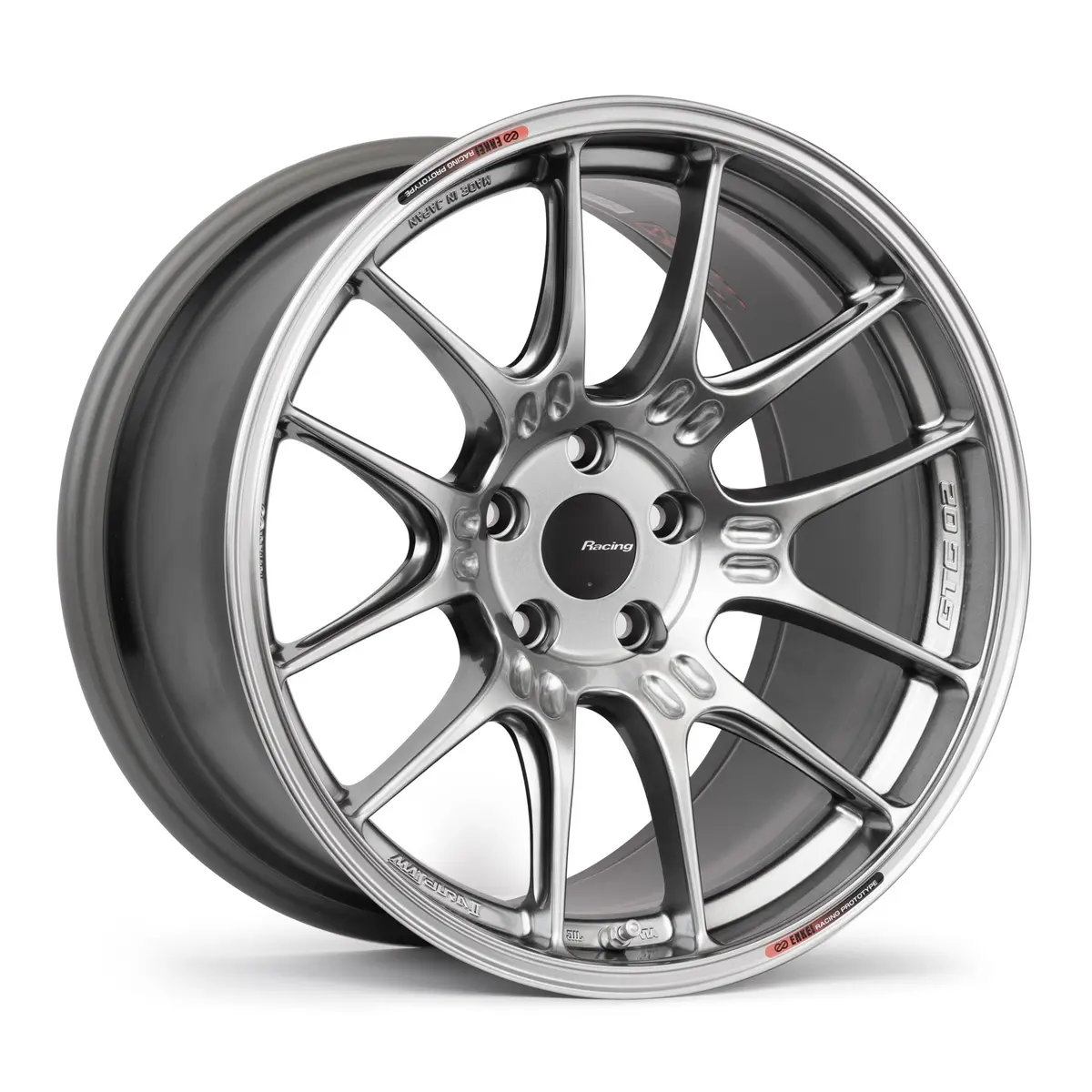 Enkei Gtc02 18X10 5X112 35Mm Offset 66.5Mm Bore Hyper Silver Wheel - 534-810-4435Hs 1