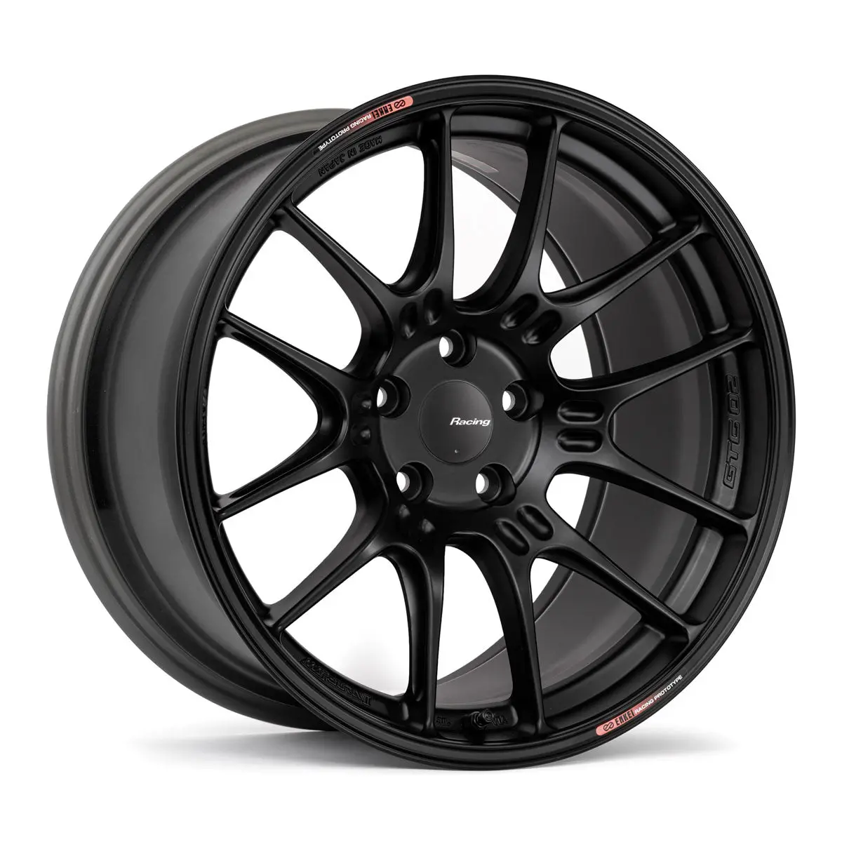 Enkei Gtc02 18X8.5 5X114.3 35Mm Offset 75Mm Bore Matte Black Wheel - 534-885-6535Bk 1