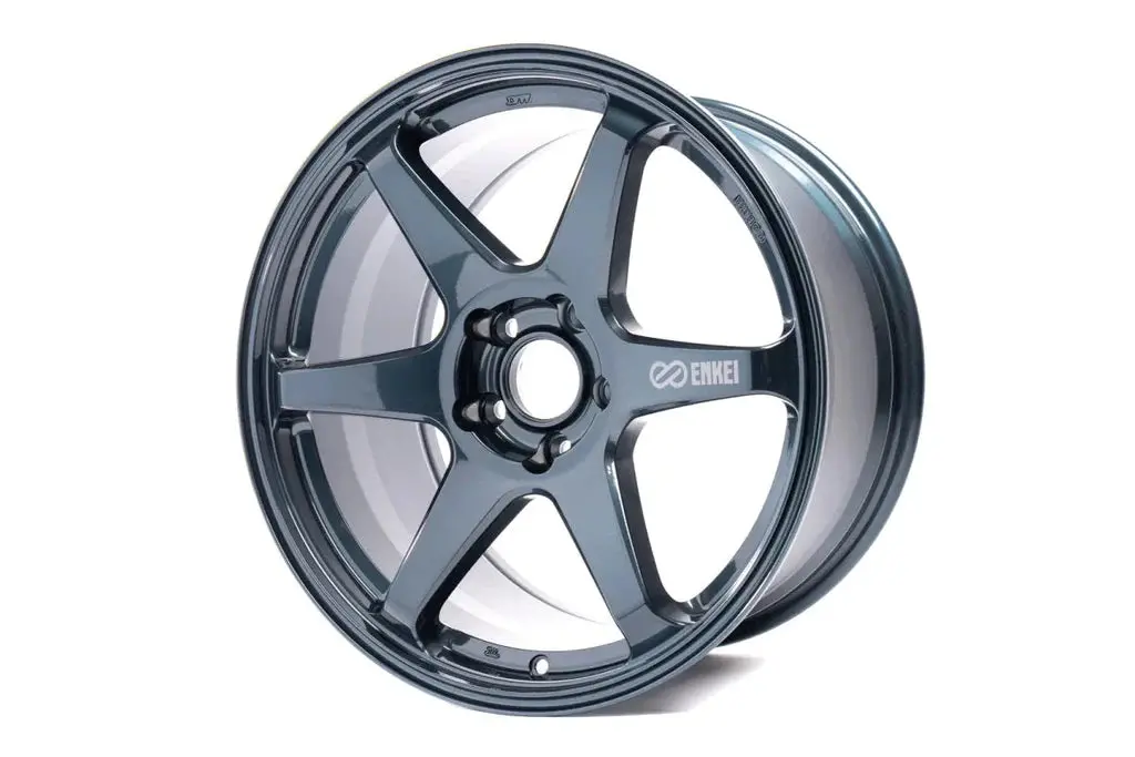 Enkei T6r 18X9.5 38Mm Offset 5X114.3 Bolt Pattern 72.6 Bore Misty Blue Wheel - 539-895-6538Bl 1