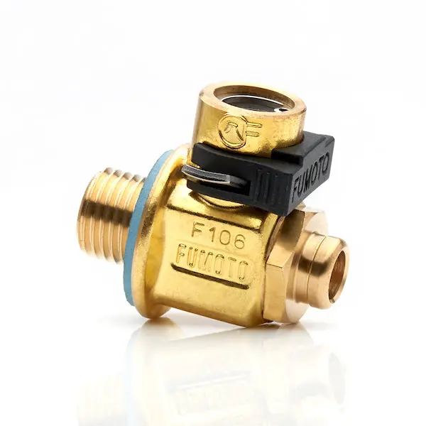 Fumoto M14-1.5 Oil Drain Valve W/ Short Nipple And Lever Clip - Honda, Mitsubishi, Mazda - F106s-Lc-10 1