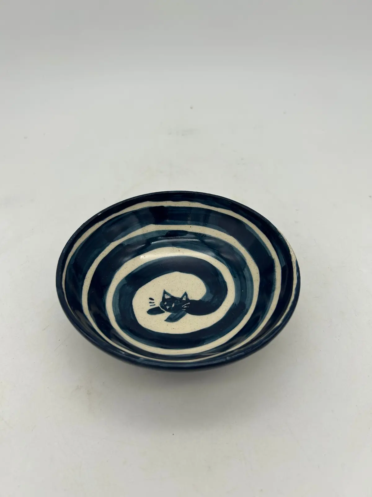 Spiral Cat Small Bowl 1