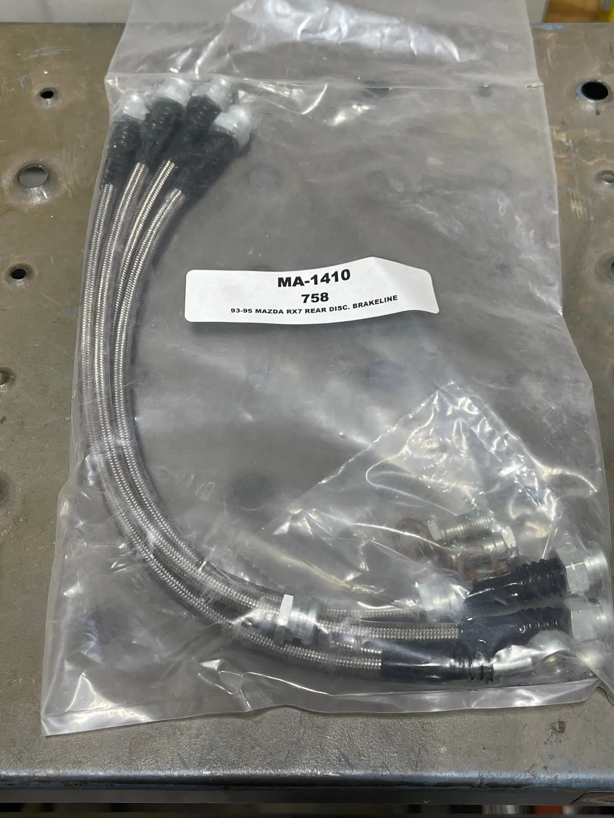 Techna-Fit Brake Line - 93-95 Mazda Rx-7 - Tnama-1410 **Clearance** 1