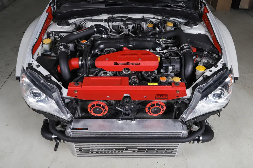 Grimmspeed Front Mount Intercooler Kit [Inc. Black Piping] - Subaru 08-14 Wrx - 090230 1