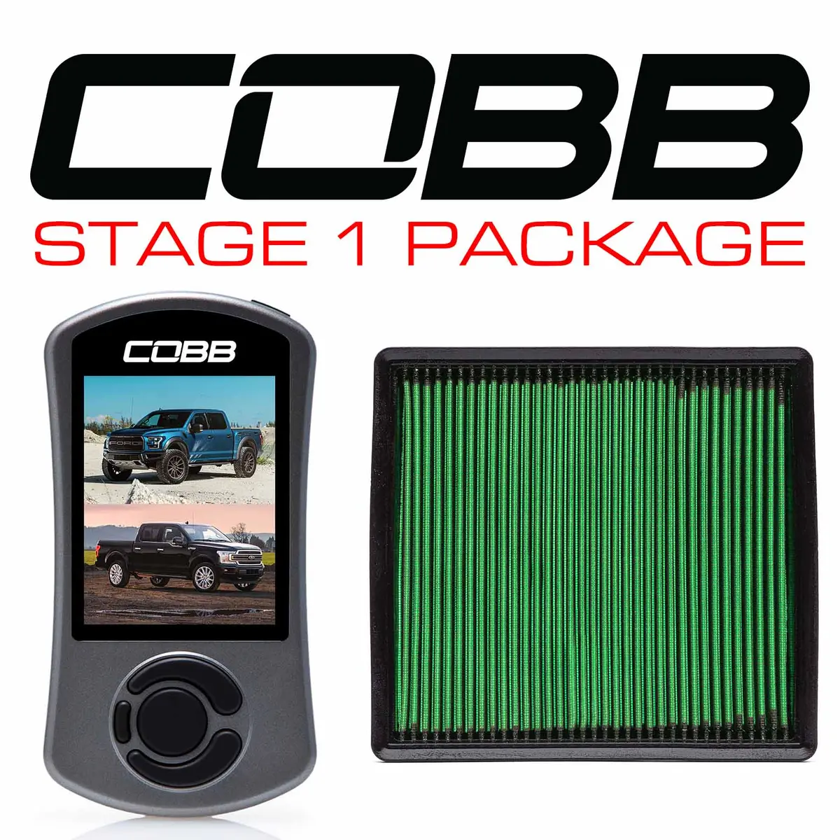 Cobb Tuning  Ford Stage 1 Power Package F-150 Ecoboost Raptor / Limited - For0050010 1