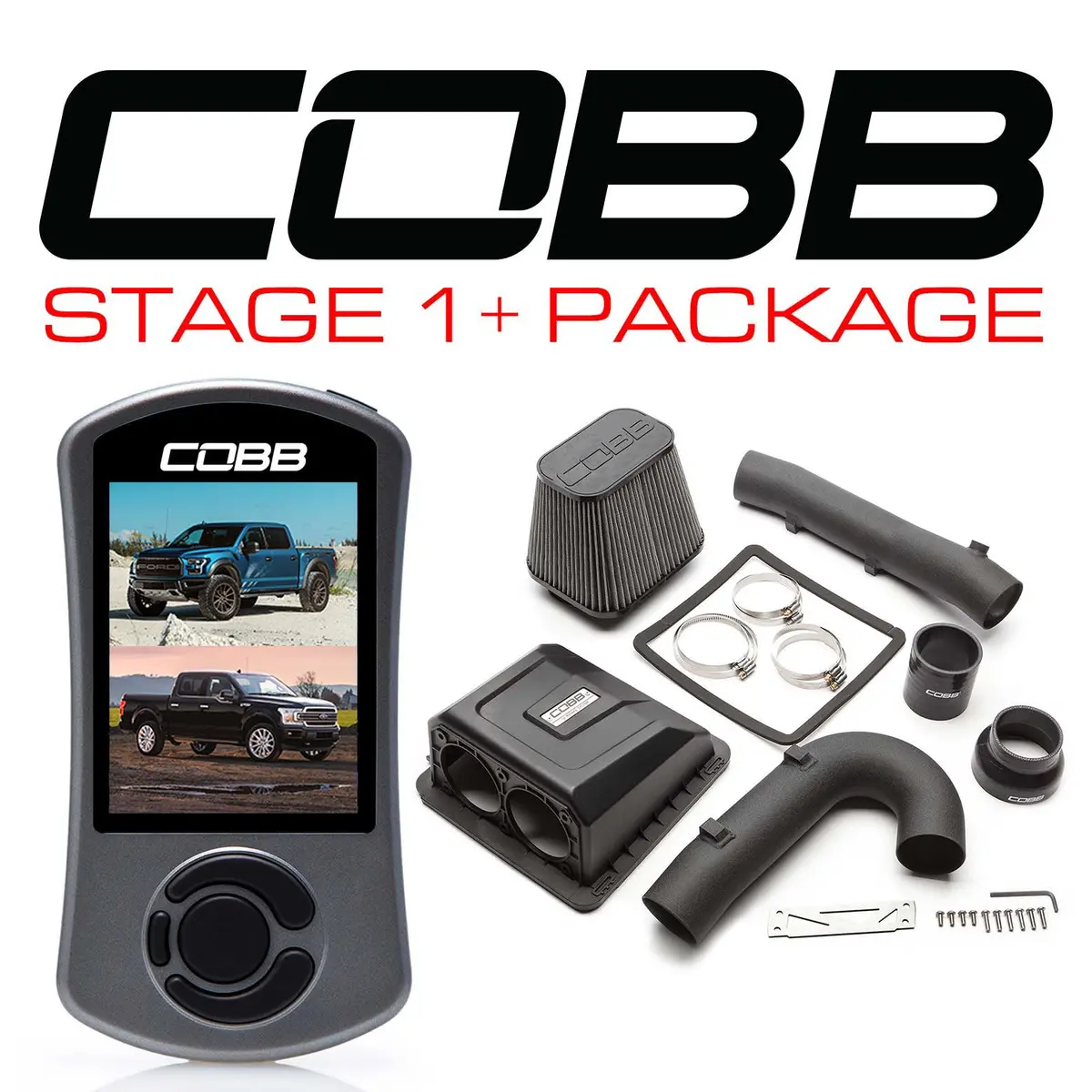 Cobb Tuning  Ford Stage 1+ Power Package F-150 Ecoboost Raptor / Limited - For005001p 1