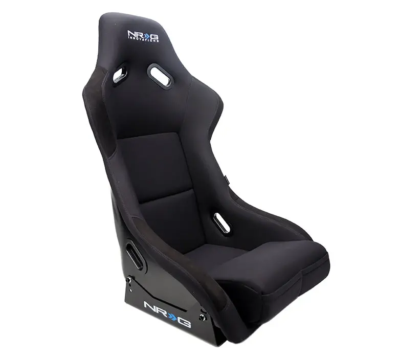 Nrg Frp Fiberglass Bucket Seat (Large) Black - Frp-300 1