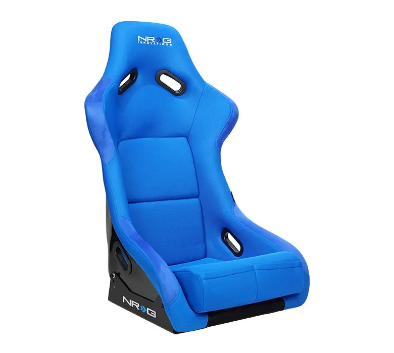 Nrg Frp Fiberglass Bucket Seat Blue Cloth (Large) - Frp-300Bl 1