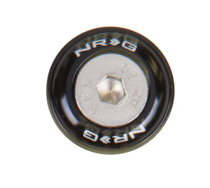 Nrg Fender Washer Kit, Set Of 10, Black, Rivets For Metal - Fw-110Bk 1