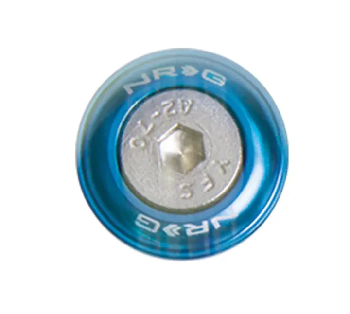 Nrg Fender Washer Kit, Set Of 10, Blue, Rivets For Metal - Fw-110Bl 1