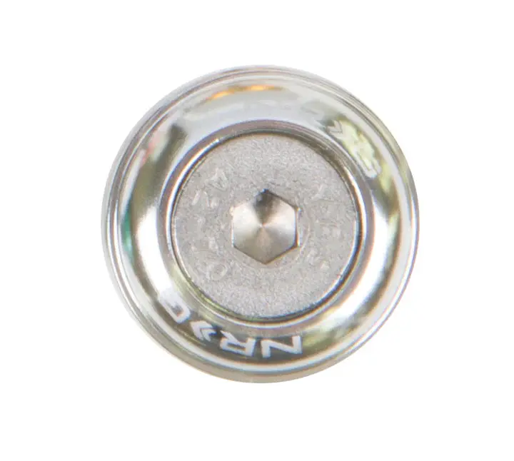 Nrg Fender Washer Kit, Set Of 10, Silver, Rivets For Metal - Fw-110Sl 1