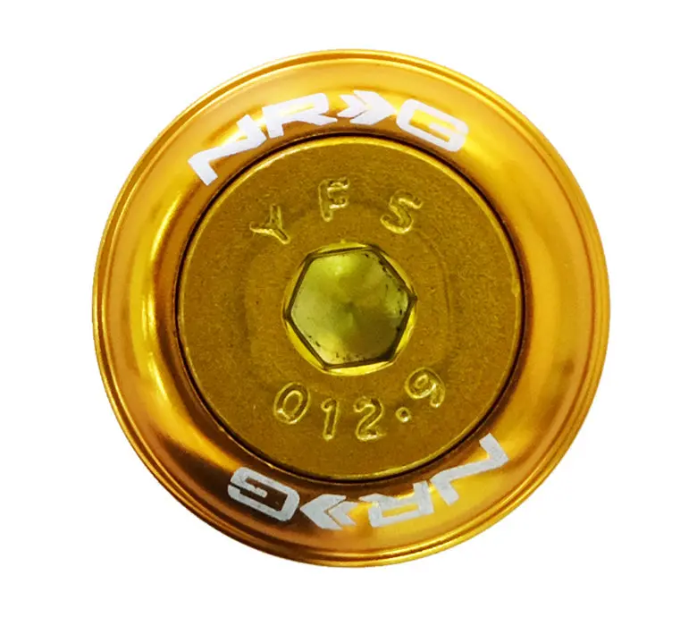 Nrg Fender Washer Kit, Set Of 8, Rose Gold With Color Matched Bolts, Rivets For Plastic - Fw-800Rg 1