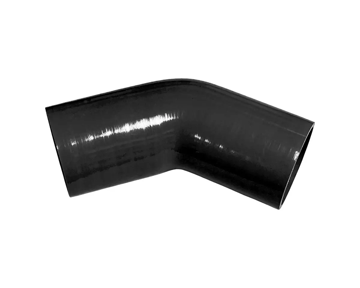 Venair Silicone 45 Deg Elb 102Mm (4.00In) Black - Vensi-E45-102-Blk **Clearance** 1