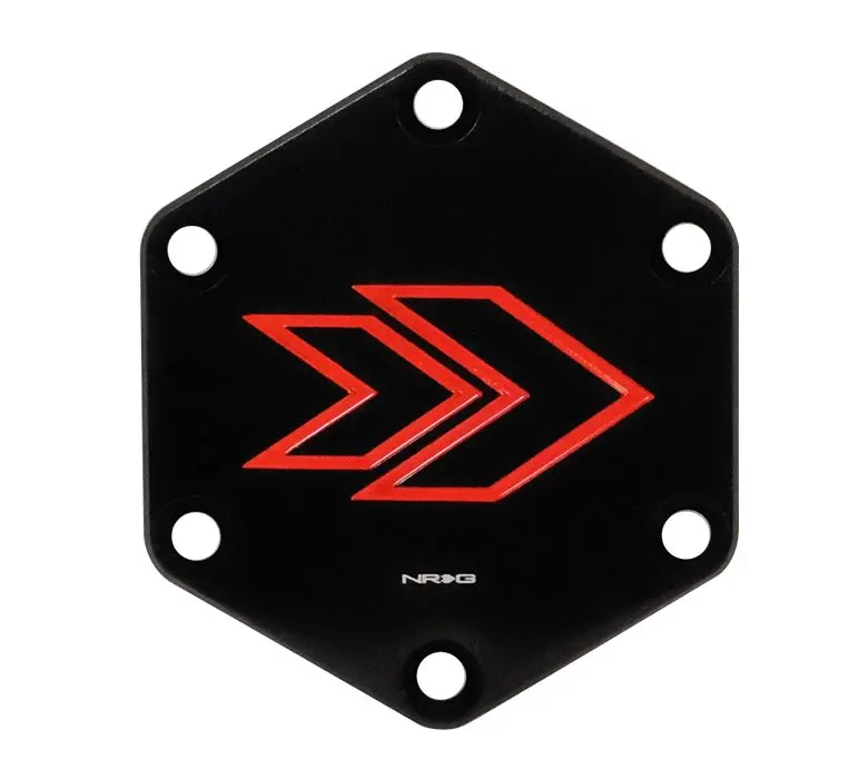 Nrg Arrow Engraved Horn Delete Button-Red - Str-620Rd 1