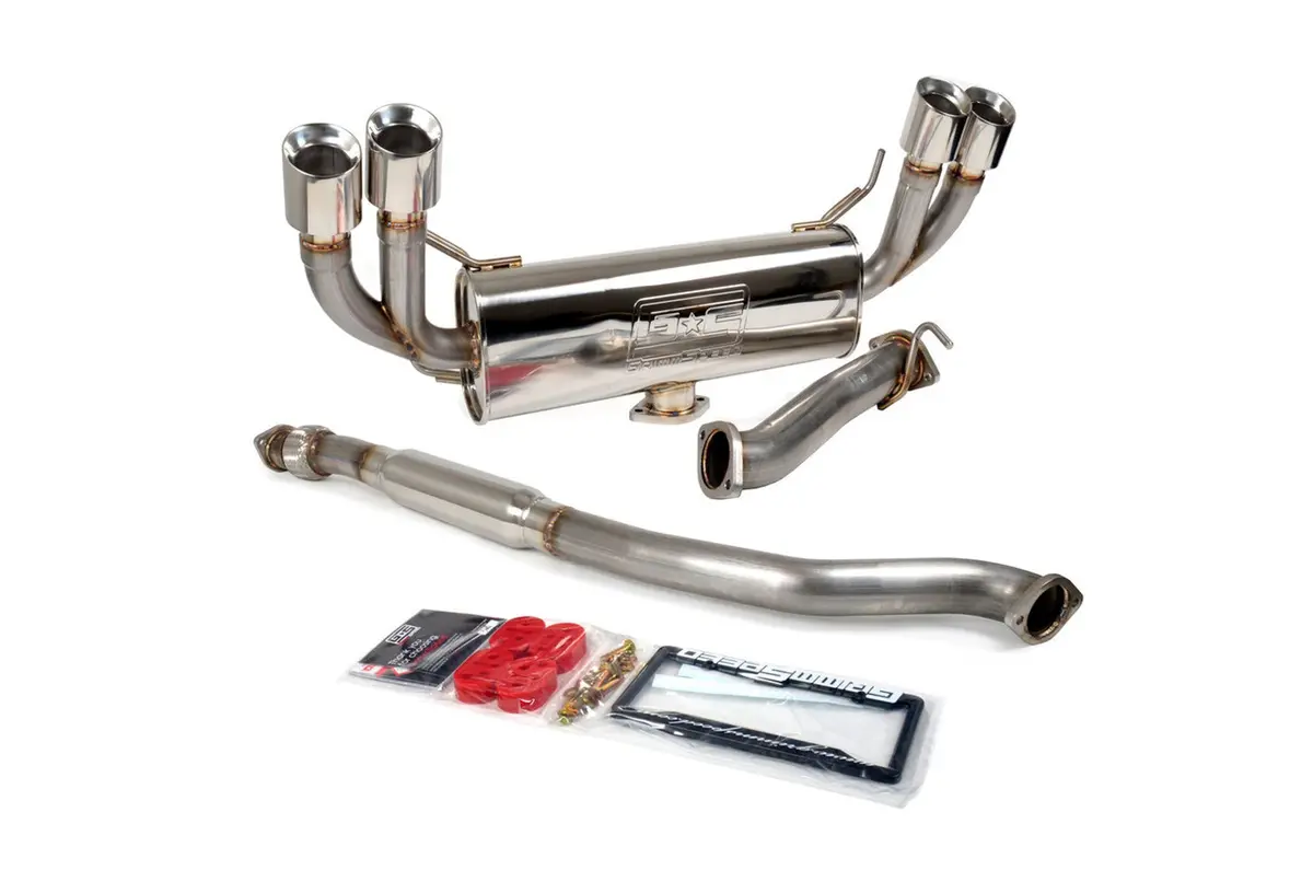 Grimmspeed Catback Exhaust System, Resonated - Subaru 11-14 Wrx , 08-14 Sti Hatchback - 070045 1