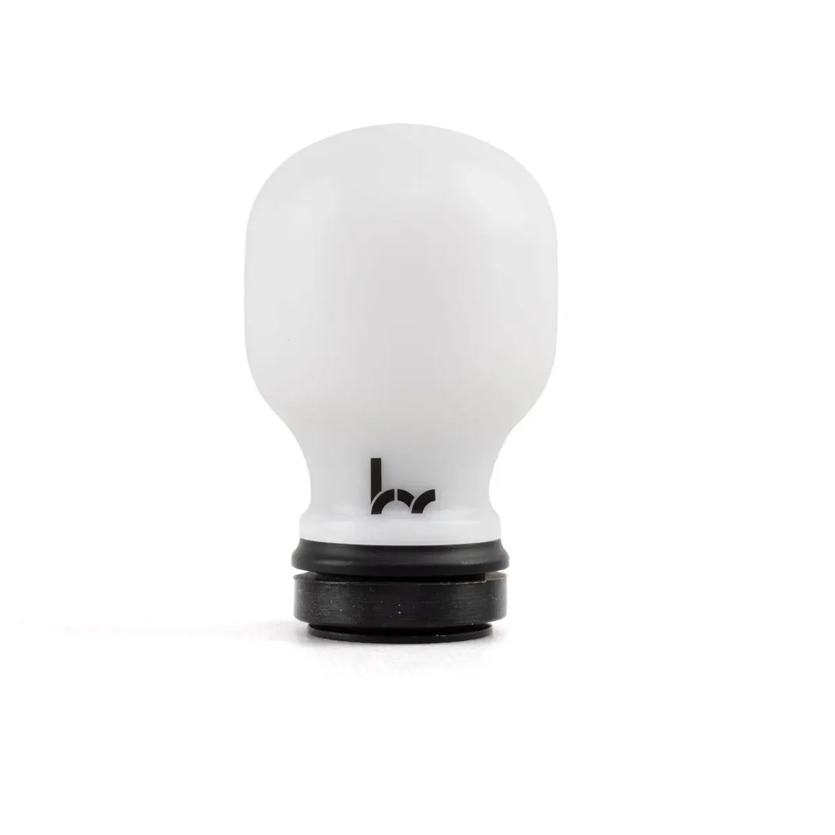 Hybrid Racing Delrin Chicane Shift Knob (White/Black) M10x1.50 - Hyb-Nob-01-26 1