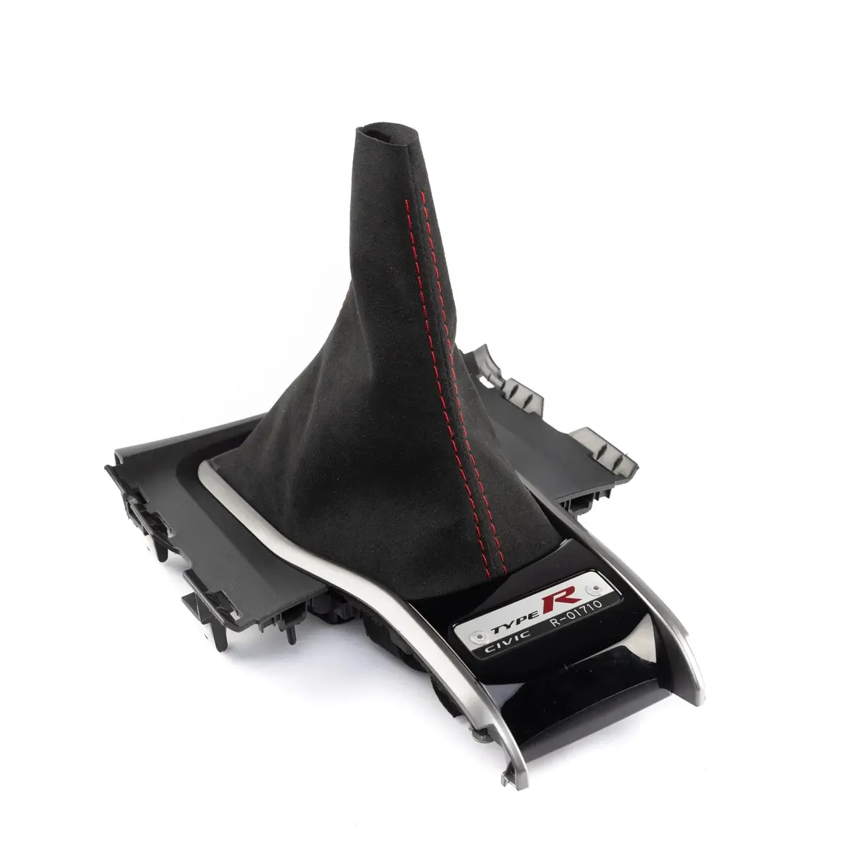 Hybrid Racing Alcantara Shift Boot (16-21 Honda Civic), Black - Hyb-Sba-01-01 1