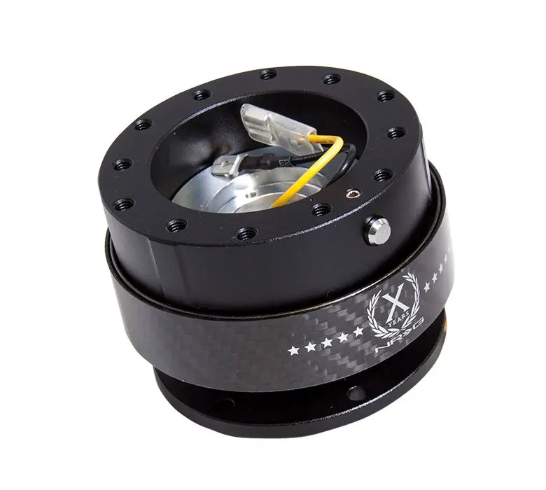 Nrg Quick Release 2.0 - Black Body/Black Carbon Fiber Ring - Srk-200Cf 1