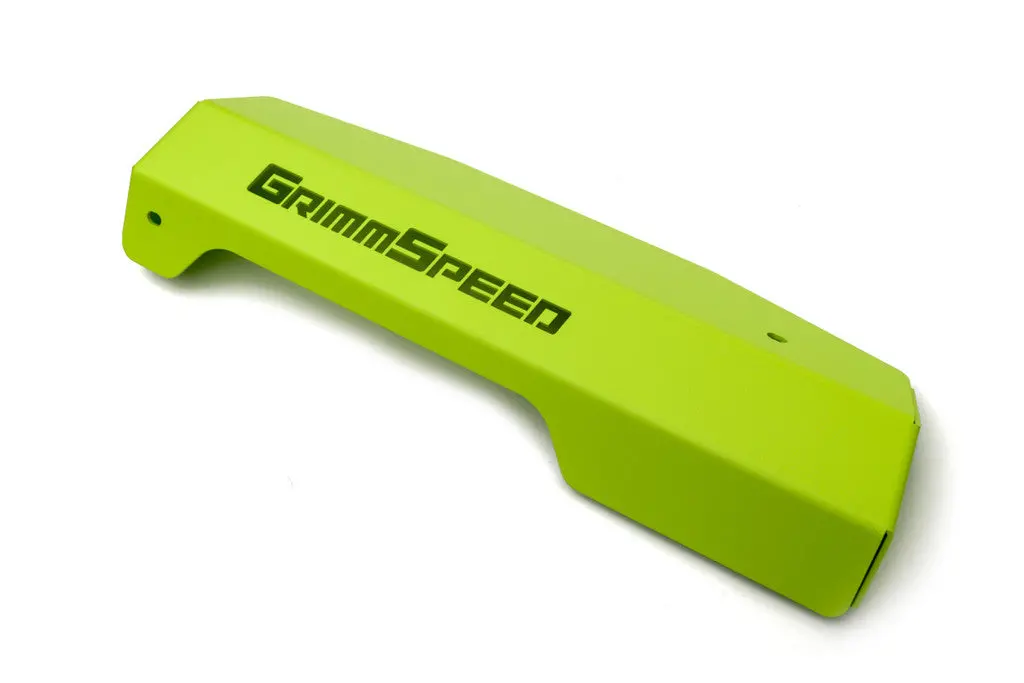 Grimmspeed Pulley Cover Neon Green - Subaru 15-21 Wrx - 099051 1