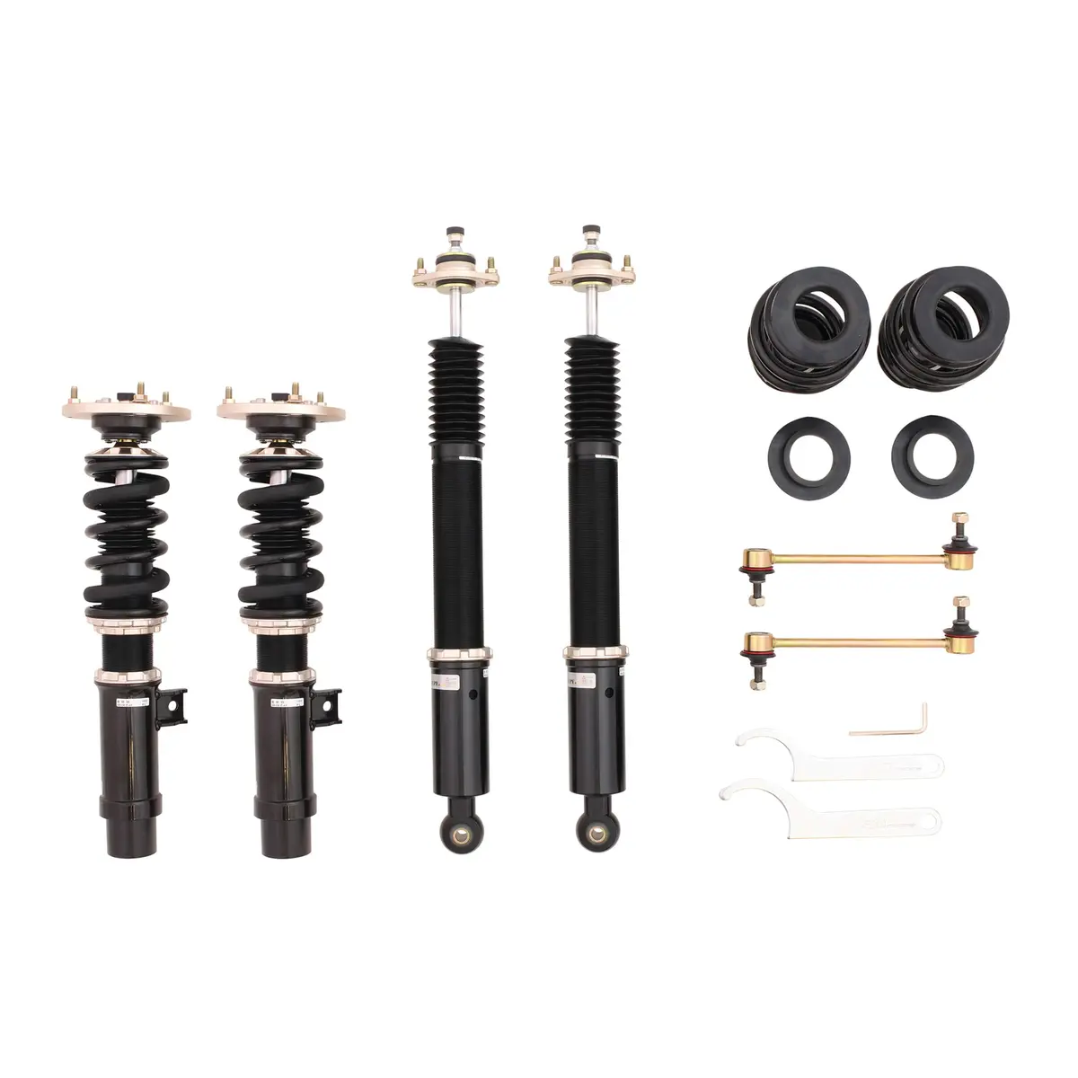 Bc Racing Coilovers Br Series - 00-06 Bmw 3 Series Coupe E46, 99-05 Bmw 3 Series Sedan E46 - I-02-Br 1