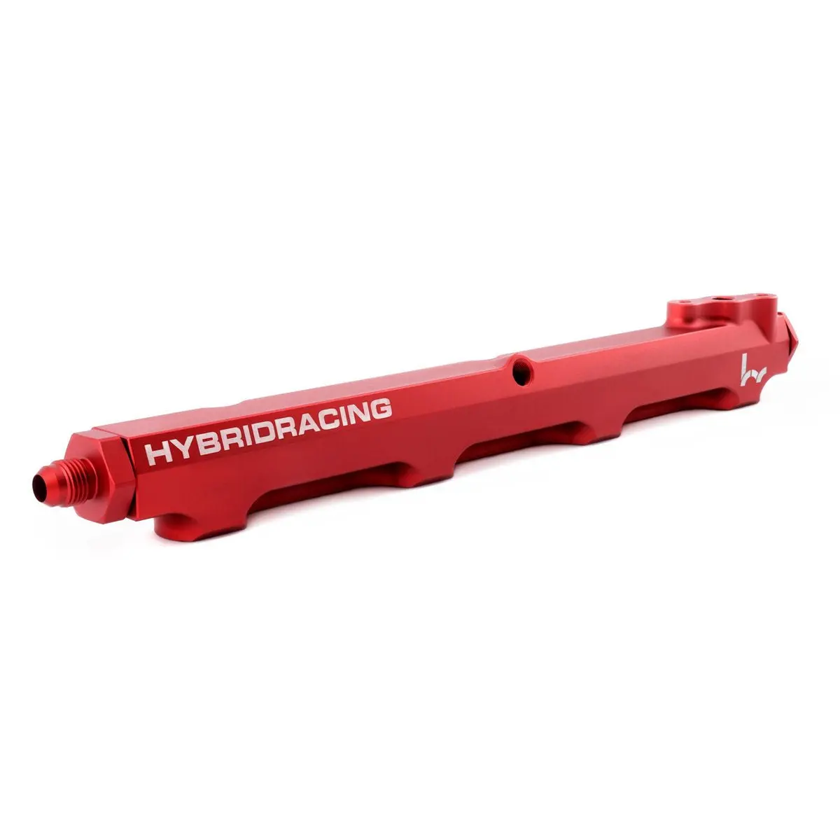 Hybrid Racing High-Flow Fuel Rail (B-Series / Universal) Dust Red - Hyb-Frl-01-31 1