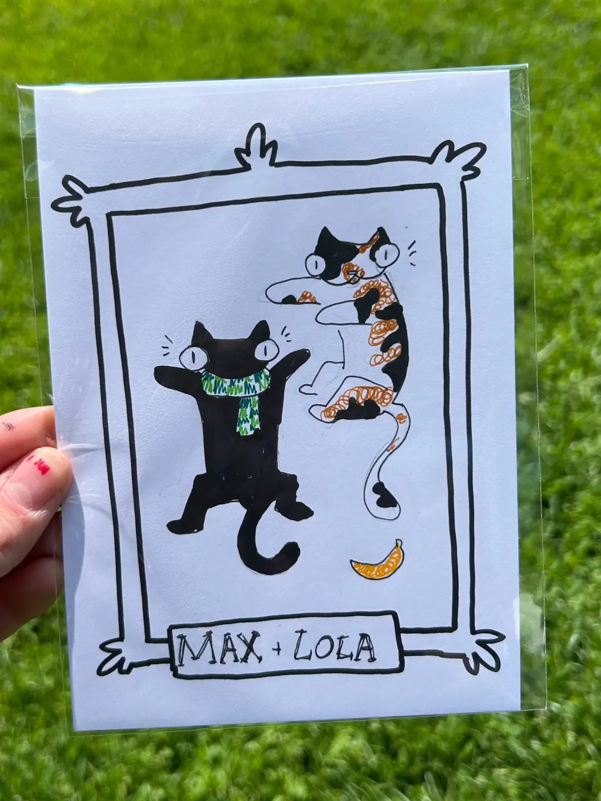 Custom Cat Drawing 2