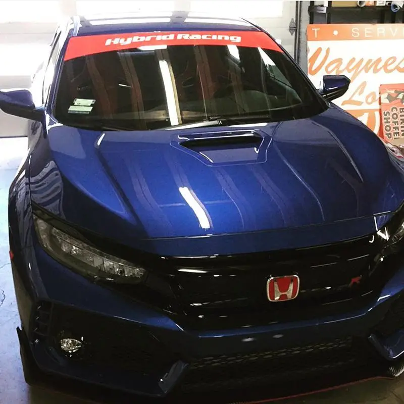 Hybrid Racing Tribute Windshield Sunstrip Red - Hyb-Sti-00-03 1