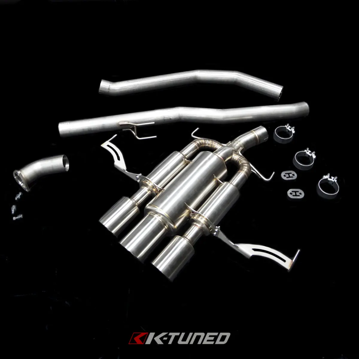 K-Tuned 2016+ Civic Type R Fk8 Exhaust (2.5" Connection - For Stock Size Downpipes) - Kcb-Fk8-250 1