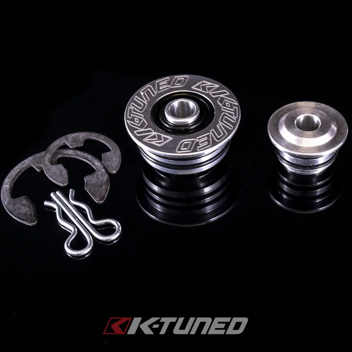 K-Tuned Spherical Cable Bushings, Silver - Rsx (Base/Type S), 2002-2015 Civic Si, 2004-2008 Tsx, 03-05 Accord - Ktd-Cab-Sph 1