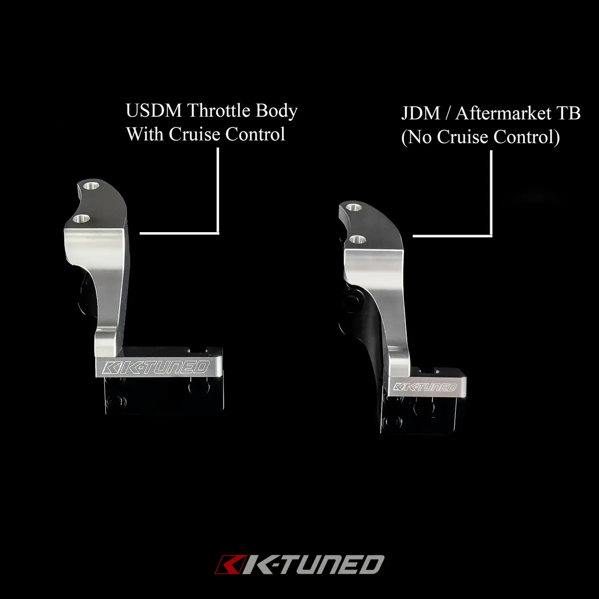 K-Tuned K-Series Universal Billet Throttle Cable Bracket - Ktd-Tcu-Bkt 1