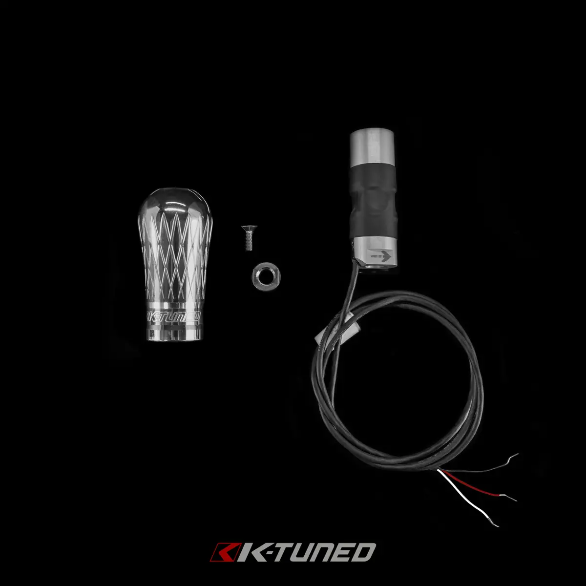 K-Tuned Strain Gauge Shift Knob - Silver W/O Programmable Interface - Ktd-Tds-Ls1 1
