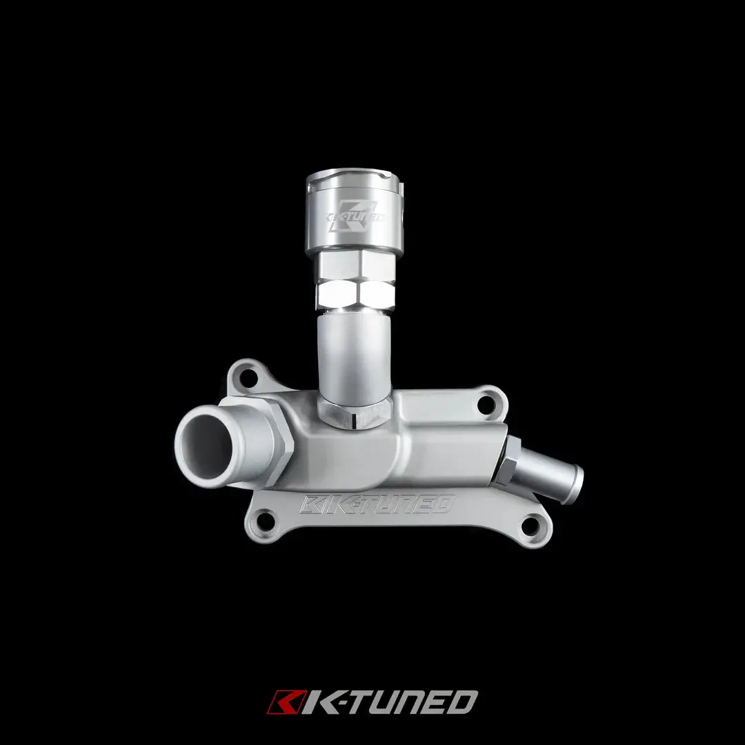 K-Tuned K24 Upper Coolant Housing W/ Filler Neck - Includes Hose End - Kuw-24C-F04 1