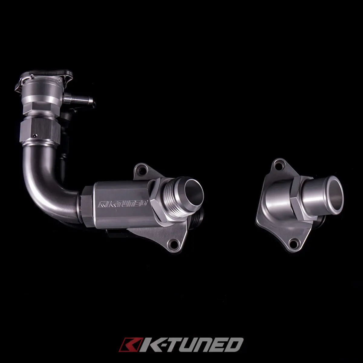 K-Tuned B16/B18c5 (Type R) Upper Coolant Housing W/ Filler Neck And 16An And Hose End Fitting - Kuw-B16-F02 1