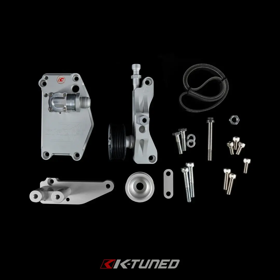 K-Series Water Plate W/Alternator Brackets And Fittings - K24z-Series Motor - New Water Plate, K-Series Alternator Brackets, Fittings - Ktd-Kwp-Tz-602 1