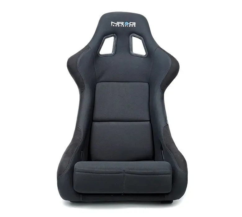 Nrg Carbon Fiber Bucket Seat (Large), Cloth, Black Carbon Back Finish - Rsc-302Cf/Bk 1
