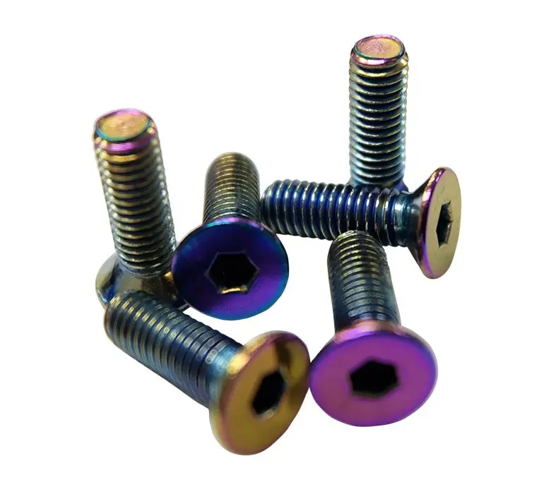 Nrg Steering Wheel Screw Kit Upgrade Neochrome "Conical" - Sws-100Mc 1