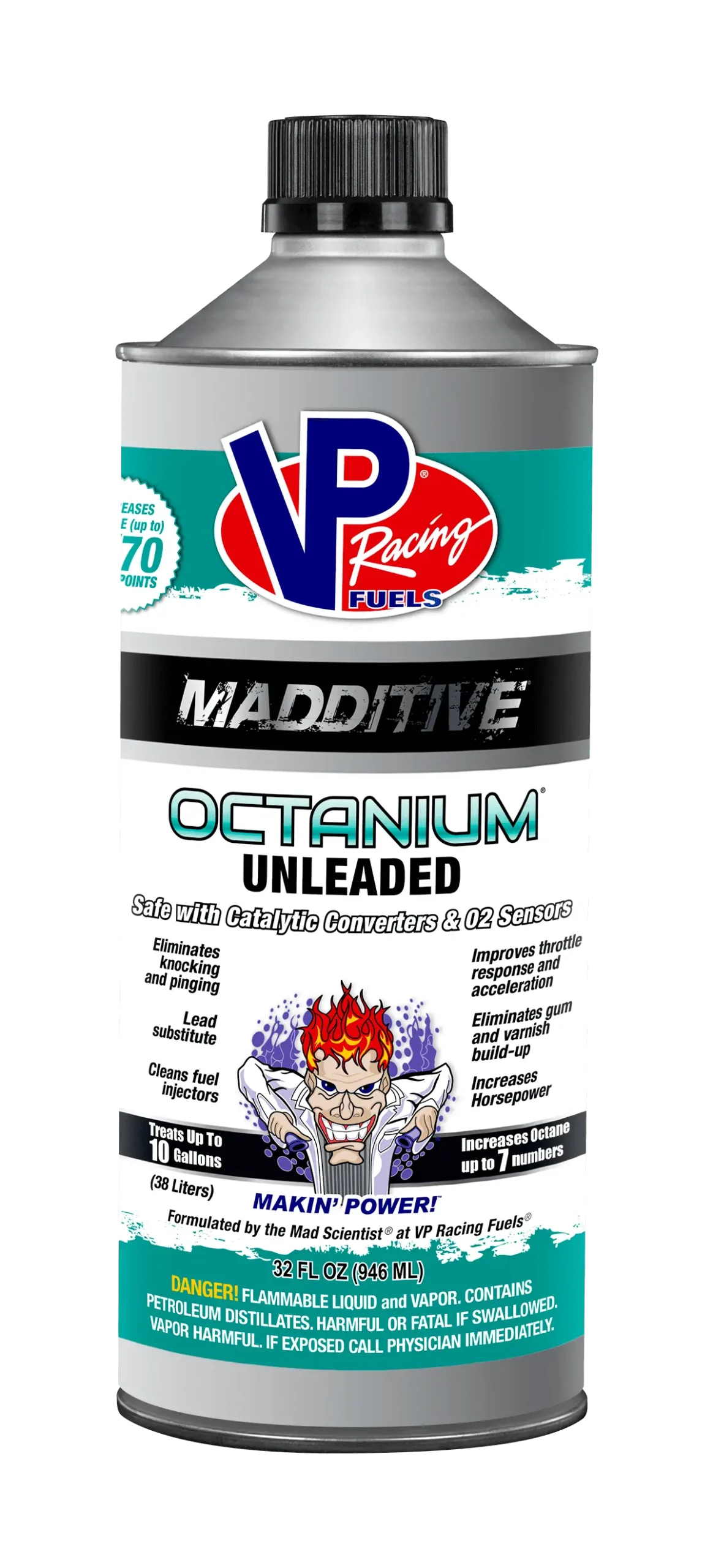 Vp Racing Octanium Unleaded Octane Booster (32Oz Quart) - 29505-1 1