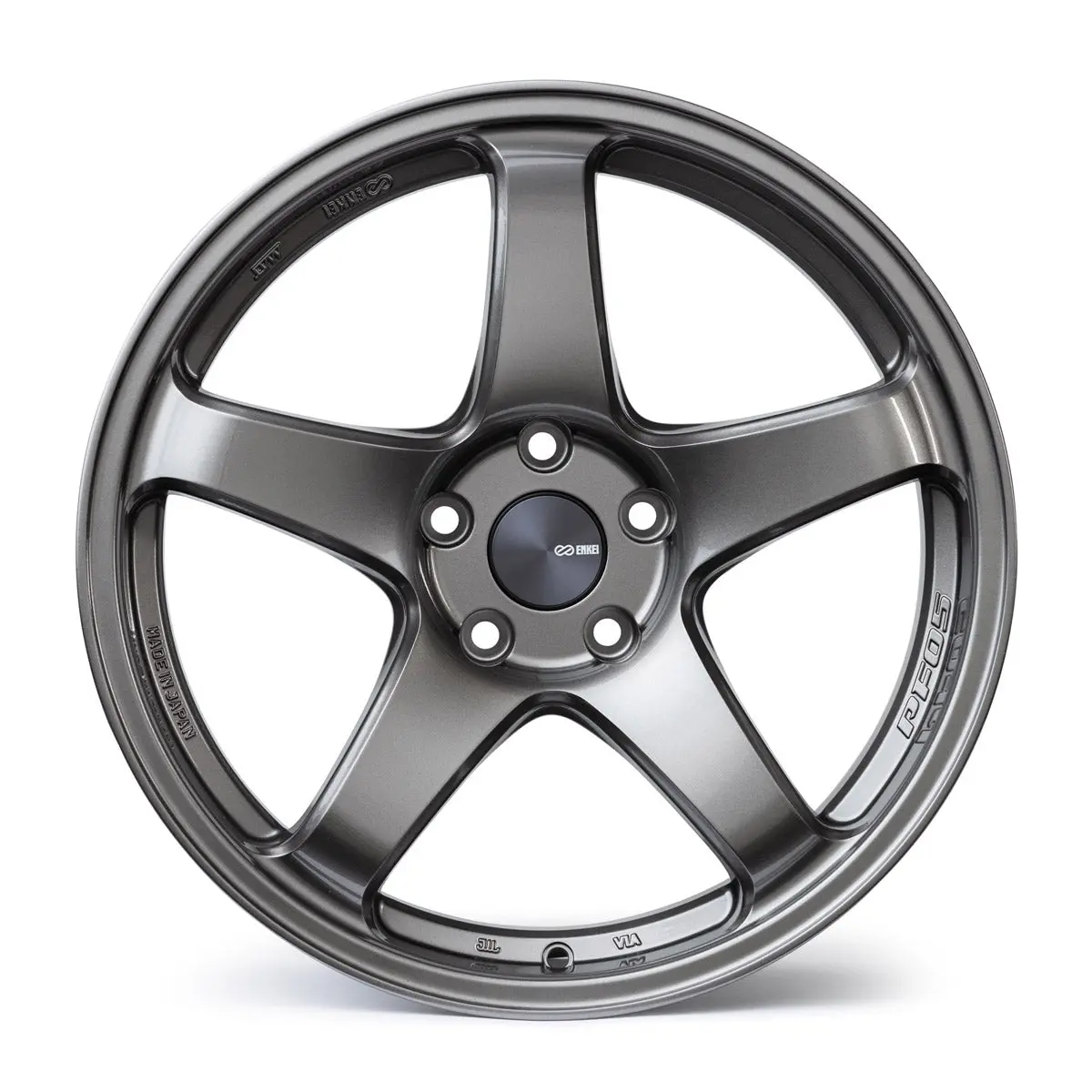 Enkei Pf05 19X8 5X114.3 45Mm Offset 75Mm Bore Dark Silver Wheel () - 527-980-6545Ds 2