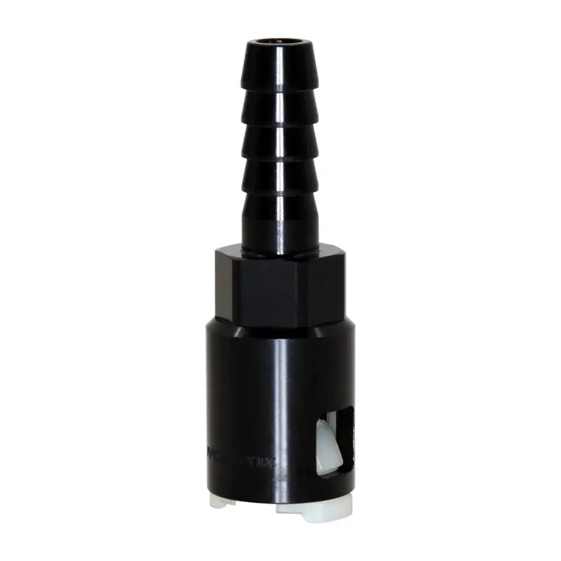 Adapter, 5/16" Quick-Connect Female To 5/16" Hose Barb, Black - Qda-56F-56Barb 1