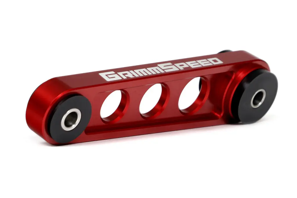 Grimmspeed Pitch Stop Mount Race Version Red (95A Bushings) - Subaru 02-21 Impreza/Wrx/Sti, 04-21 Forester, 05-12 Legacy, 05-09 Outback, 13-21 Crosstrek - 122009 1