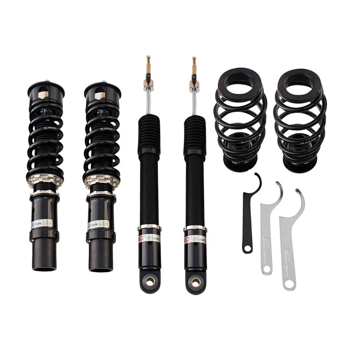 Bc Racing Coilovers Br Series - 09-16 Audi A4/Audi S4 Fwd/Awd B8/8K, 09-17 A5/S5 Fwd/Awd 8T/8.5T - S-07-Br 1
