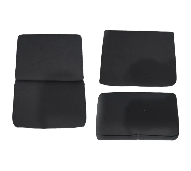 Nrg Frp Fiberglass Bucket Seat Cushion- Black Fabric 3 Pcs  - Sc-300Bk 1