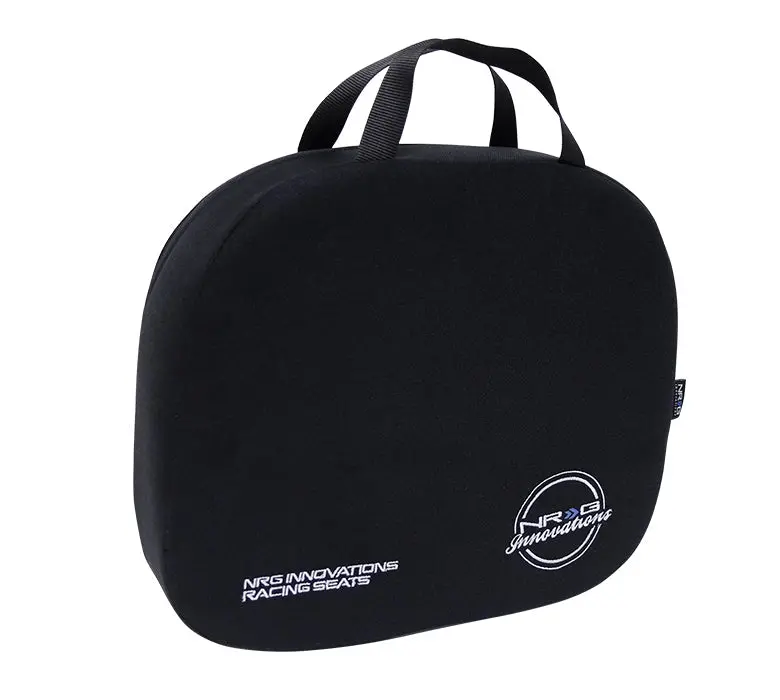 Nrg Racing Seat Cushion- One Piece, Memory Foam, Nylon Black With White Stitching - Sc-Whd01 1