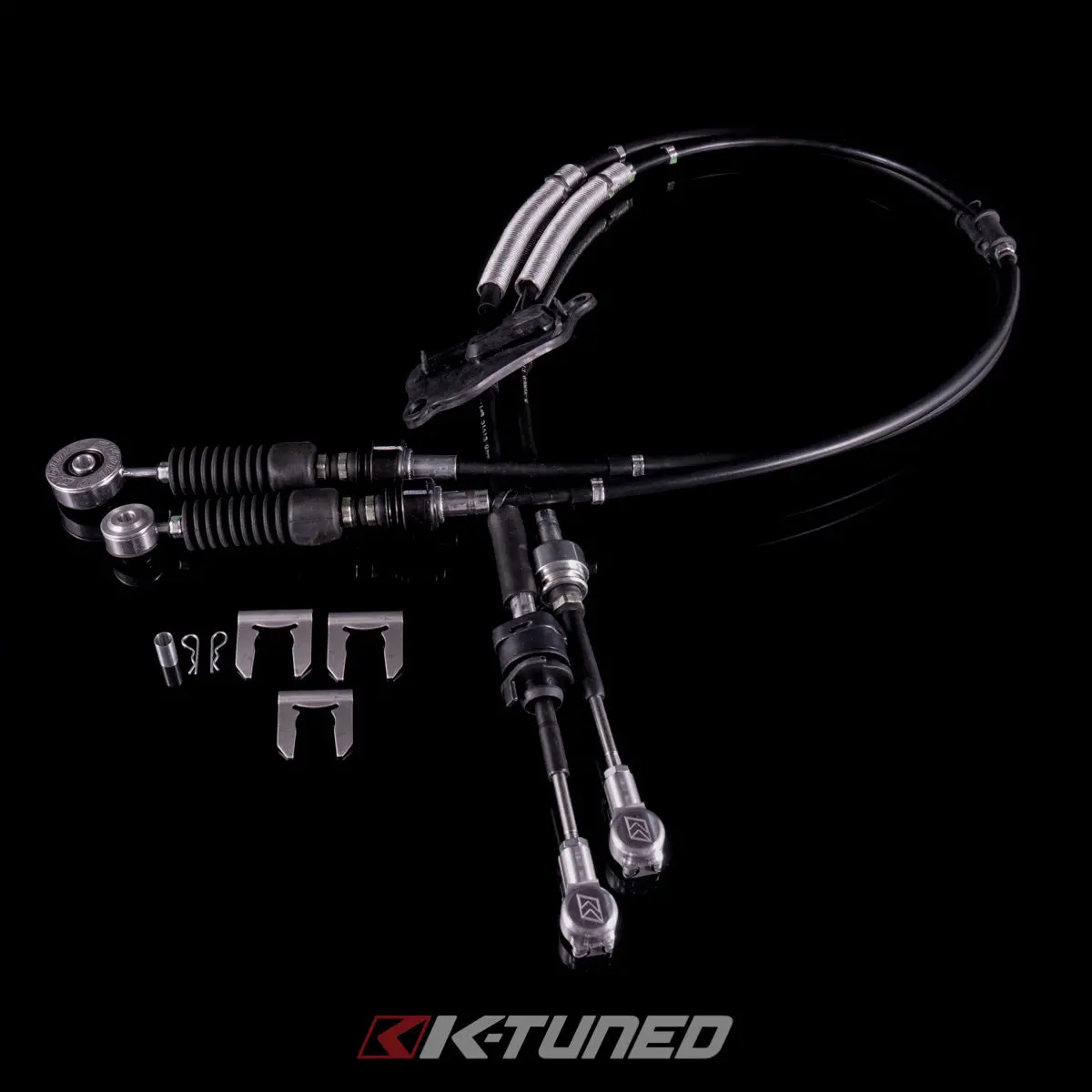 K-Tuned Shifter Cables - Oem Spec W/Spherical Bushing - 8Th Civic Si - 06-11 Civic Si / K-Swap With K20z3 Transmission - Sft-Cab-611 1