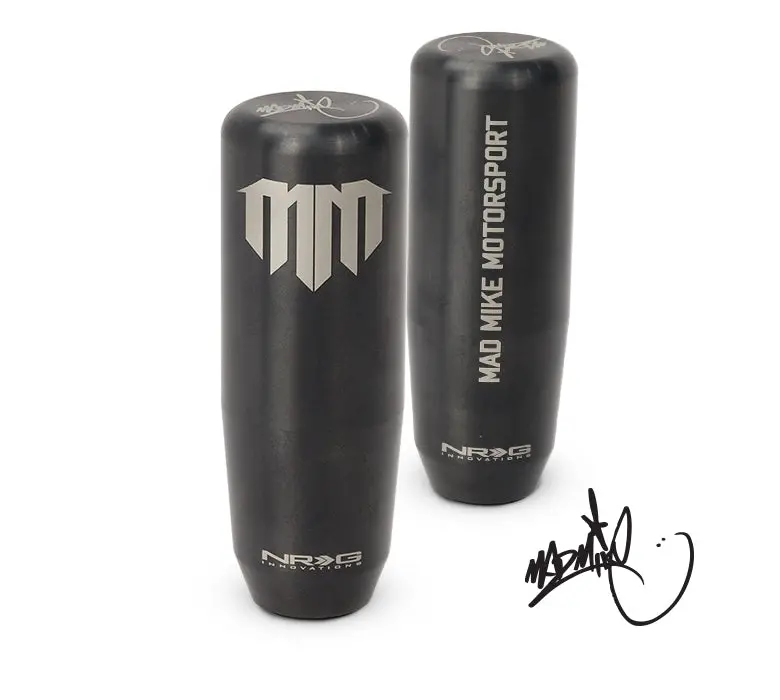 Nrg Mad Mike Signature Short Shifter Black Chrome Heavy Weight Universal - Sk-450Bc-Mm 1