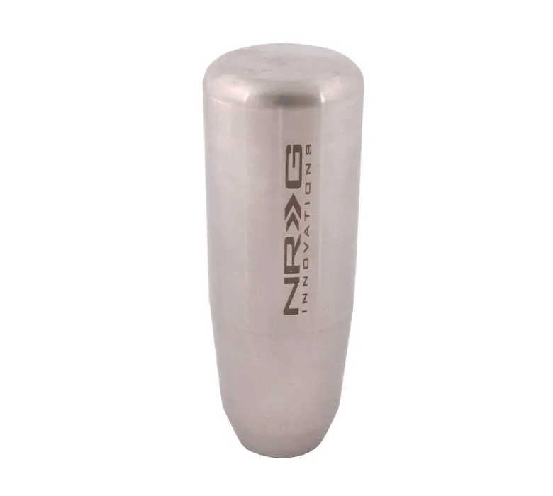 Nrg Silver Short Shift Knob Weighted Threaded - Sk-450Sl 1