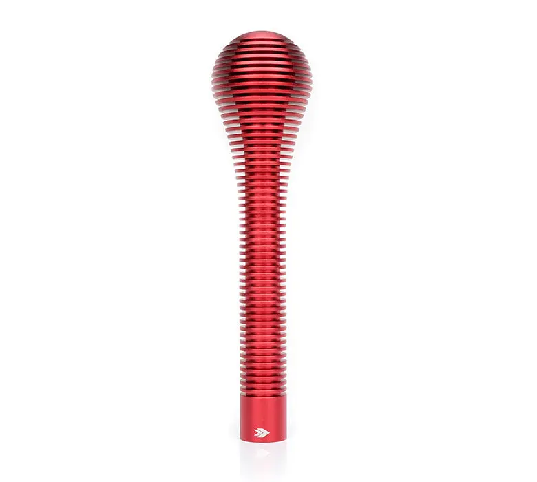 Nrg Heat Sink Bubble Head Shift Knob Long Red - Sk-711Rd 1