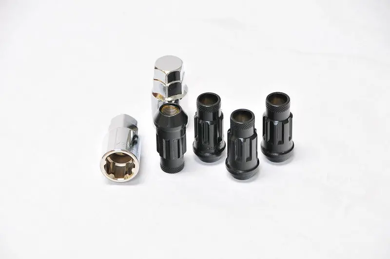 Muteki Sr48 Lug Nuts Lock Set Open End - Black 1