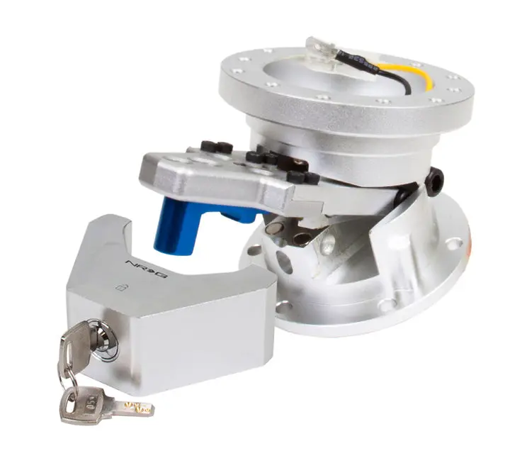 Nrg Steering Wheel Quick Tilt System With Lock - Silver - Srt-100Sl 1