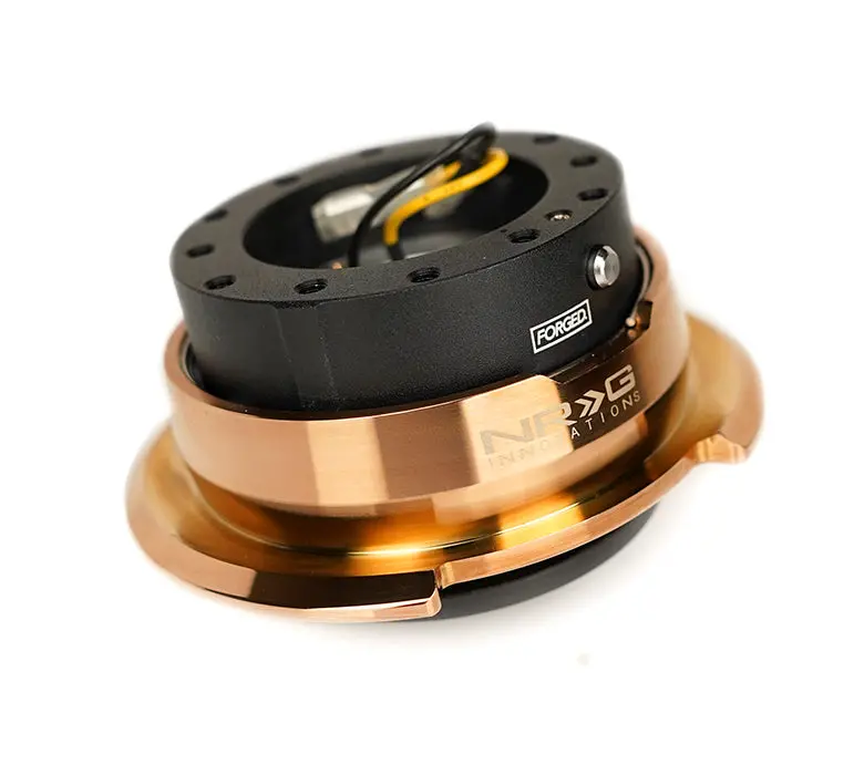 Nrg Quick Release 2.8 - Black/Chrome Rose Gold Ring - Srk-280Bk-Crg 1