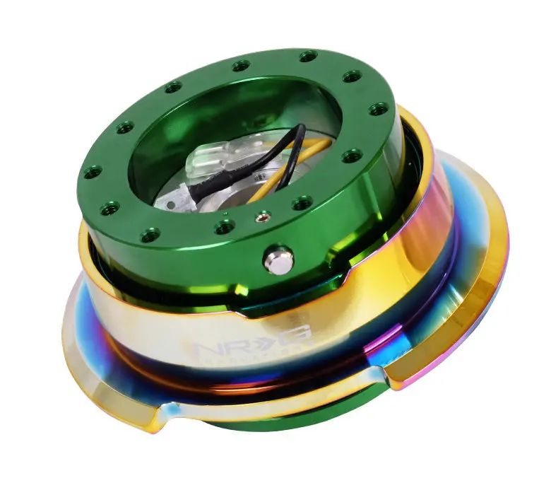 Nrg Quick Release 2.8 - Green Body/Neo Chrome Ring - Srk-280Gn-Mc 1